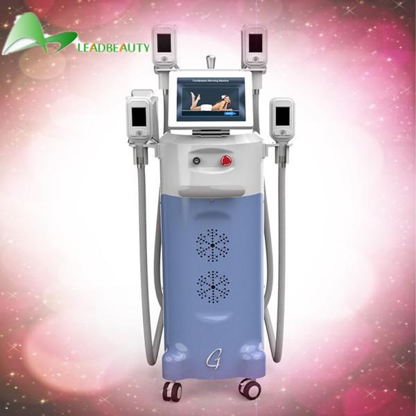 Anti-freeze cryolipolysis machine  coolshaping beauty tighten 4 handles blue