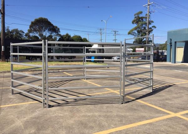 1.8x2.1m Oval Tube Iron Material Cattle Panel Hot Dipped Galvanized