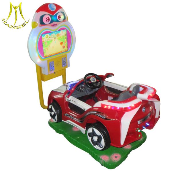 Hansel amusement park rides plastic electric kids ride on horse toy for sale