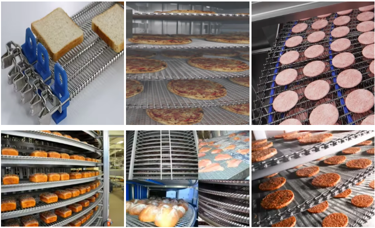 Heat Resistant Baking Oven Mesh Conveyor Belt 304 Stainless Steel Wire Belt for Bread Baking