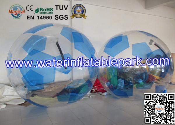 PVC Inflatable Water Ball , Outdoor Inflatable Football with Fun