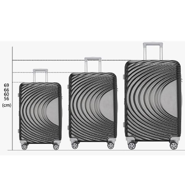 Купленный чемодан с резиновым замком для студентов