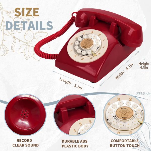 Presente Celebração Telefone Livro de convidados Casamento Telefone Gravação Para Memórias Duradouras