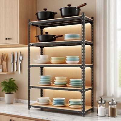 Multi Purpose Angle Storage Rack Light Duty Design 2-6 Levels For Retail And Display
