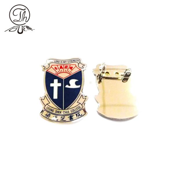 Engraved Name Plate Pin Metal Badges