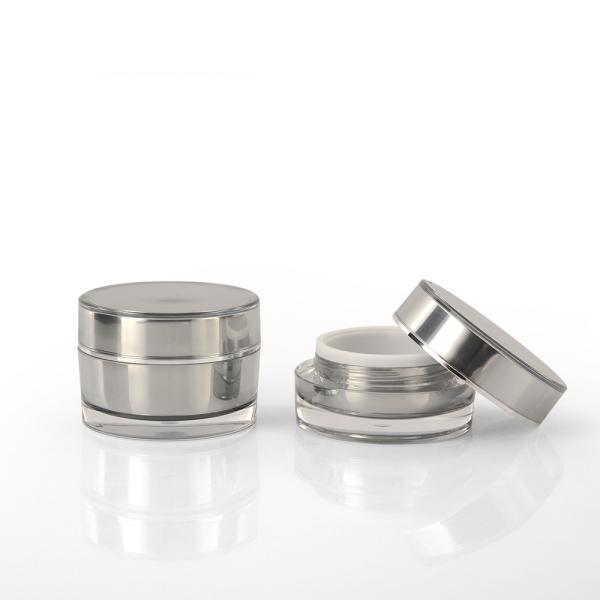 Aluminum Cap White Sealed 15g 30g 50g Acrylic Cream Jar
