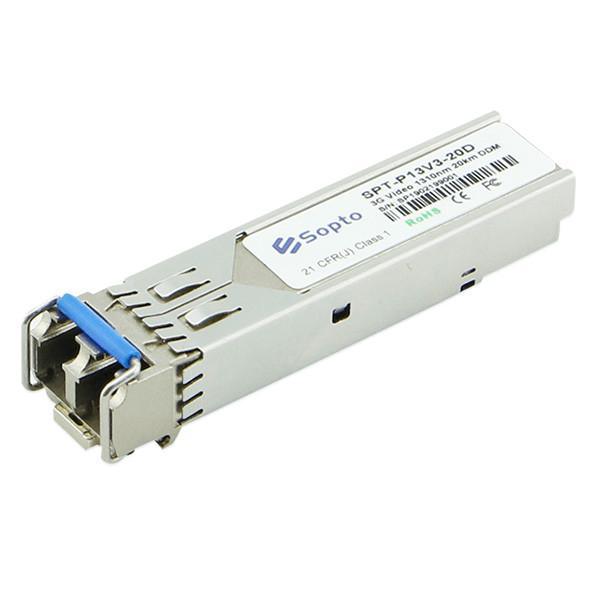 Hot - Pluggable SFP Fiber Optic Transceiver Supports 3Gb/S Data Rate