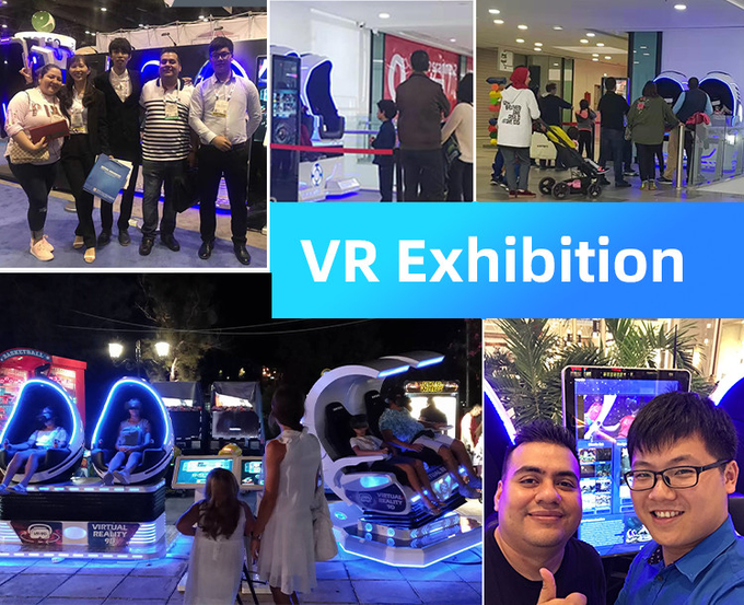 6 мест имитатора гонок автомобиля Vr экрана DOF 3 двойных