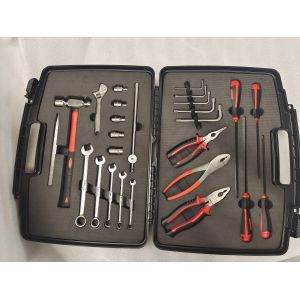Custom Non-magnetic Titanium Tool Kit With High Corrosion Resistance and Portable Storage for MRI Shielding Construction