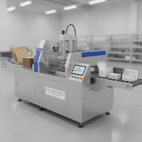 LY-800C Semi Automatic Rigid Box Making Machine Designed for Pressure Forming Folding and Molding of Mobile Phone Shoe and Gift Boxes