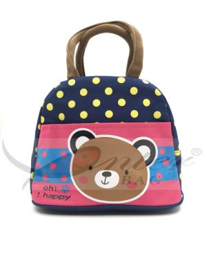 Yellow Dots 600D Polyester Small Travel Cooler Bags To Keep Food Cold