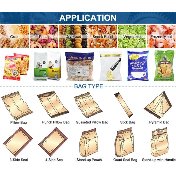 Saco 220V 60Hz da máquina de embalagem do descanso do alimento 1000g da padaria