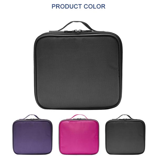 Вышитое маникюром функциональное косметической сумки черноты татуировки Multi