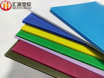 Recycled Correx Fire Retardant Sheets , 12mm Lightweight Corrugated Plastic Sheets