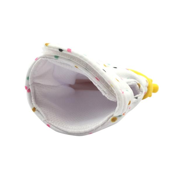 Cute Cat Shape Food-Grade Silicone Baby Teether Teething Mittens Glove Mitt For Baby