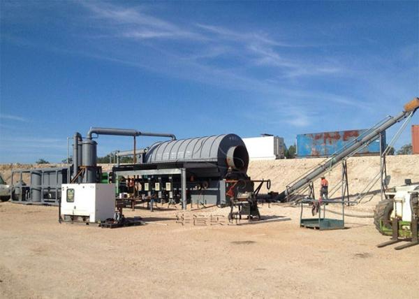 5 Ton Waste Tyre Pyrolysis Plant Batch Waste Tyre Recycling Machin To Fuel Oil