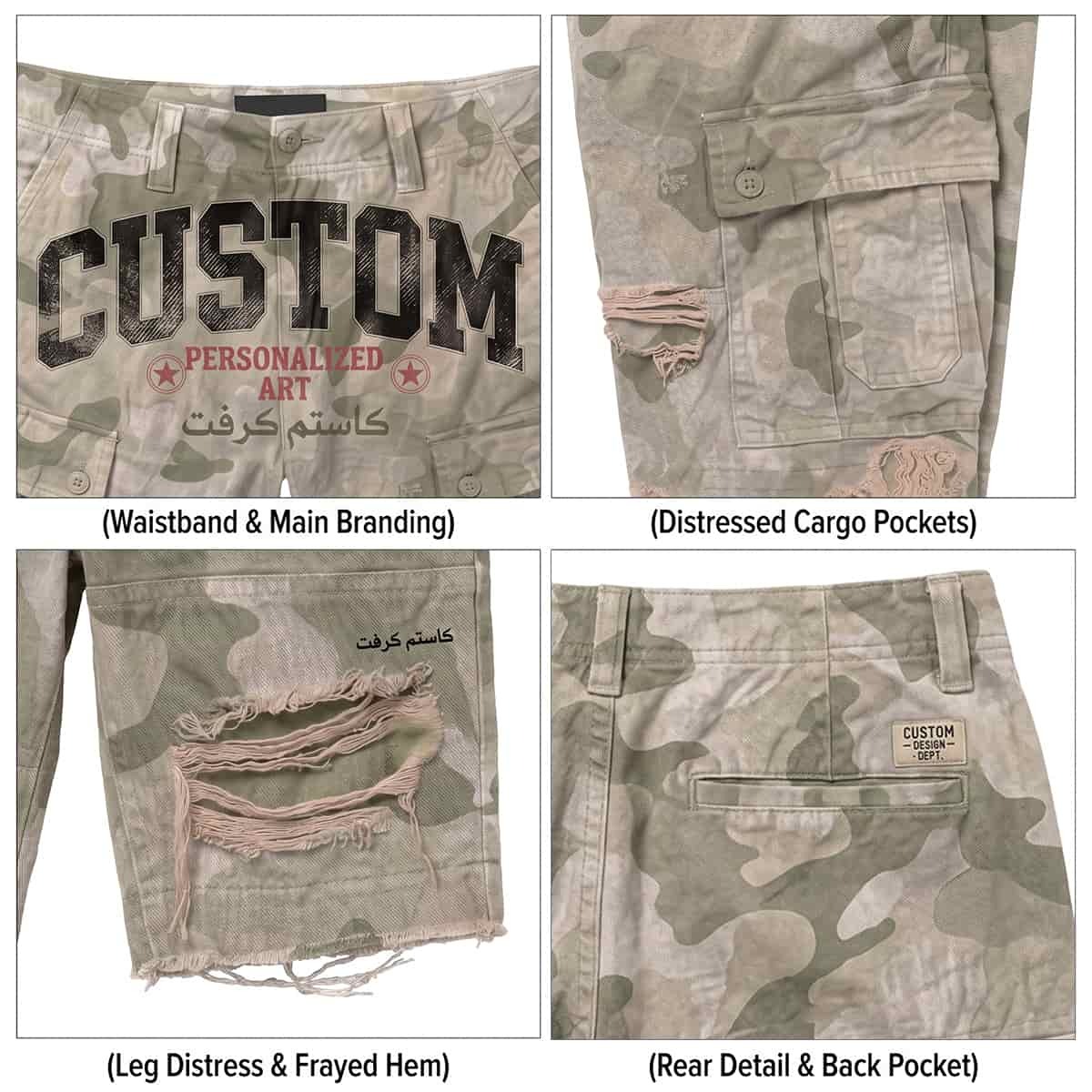 Custom Wraffle Grid Distressed Streetwear Set Manufacturer for Brands