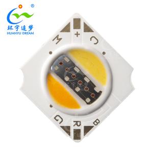 Chip de LED COB de voltagem constante 12V 9W 1313 RGBCW Chip de LED COB
