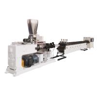 Linha de produção plástica da tubulação da canalização da linha da extrusão/PVC quatro