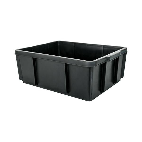 Black Soldier Fly Plastic Crates 360x270x130mm for Transportation and Organization