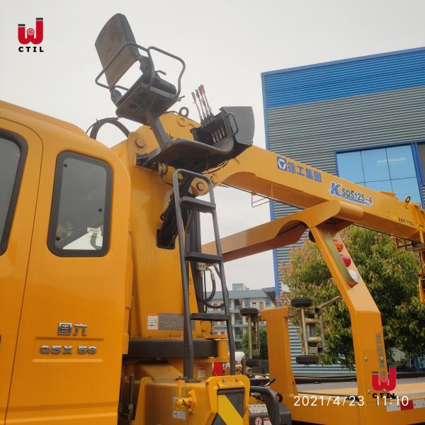 Тележка Sinotruk установила кран заграждения тележки буксируя тележки 9.726l крана планшетный