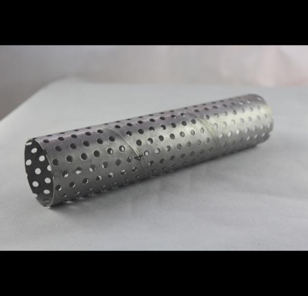 Powder Coating Perforated Muffler Tubing With Length 5.8 Meters Industrial