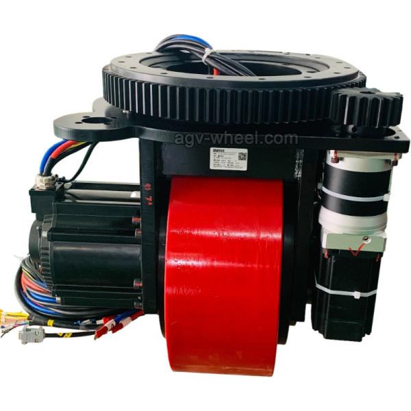5000W Heavy Duty AGV Drive Wheels DC Motor Mobile Robot Wheels 400cm