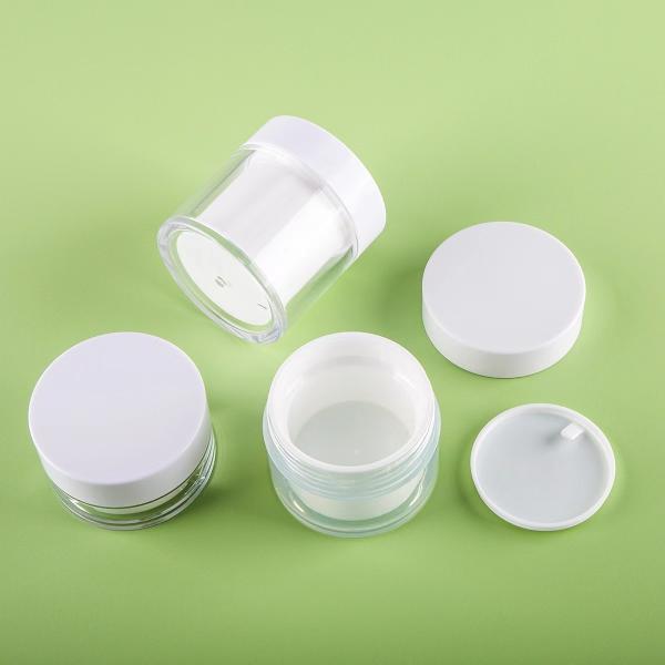 Tarro de crema de doble capa AS PP 30g 50g Personalizable