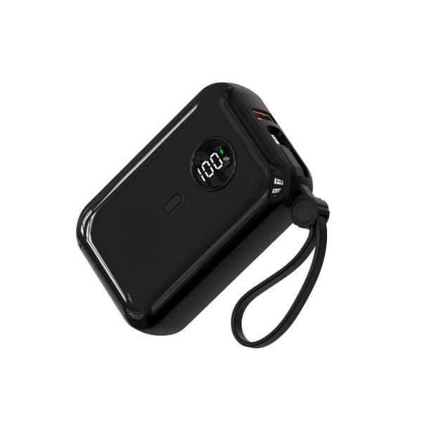 Portátil 21700 Bateria Power Bank 10000mah Carregamento rápido 79*57.7*26.9mm