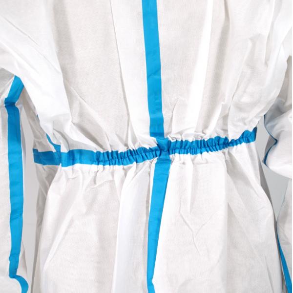 Microporous Protective Coverall Suit Lightweight Breathable Type 4 5 6