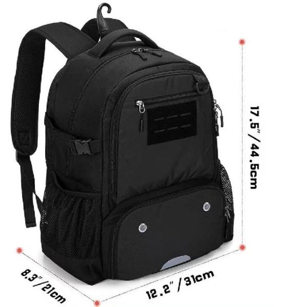 Custom Waterproof Basketball Bag Sports Backpack With Separate Ball Holder & Shoes Compartment