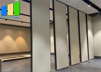 Paredes de división plegables de madera movible acústica moderna del MDF para el sitio del restaurante