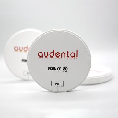 Ponte em bloco de zircônia dental branca HT classe II alta translucidez