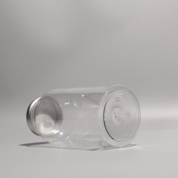 OEM BPA Free Clear PET Fruit Juice Bottles Transparent Plastic Bottles For Beverages