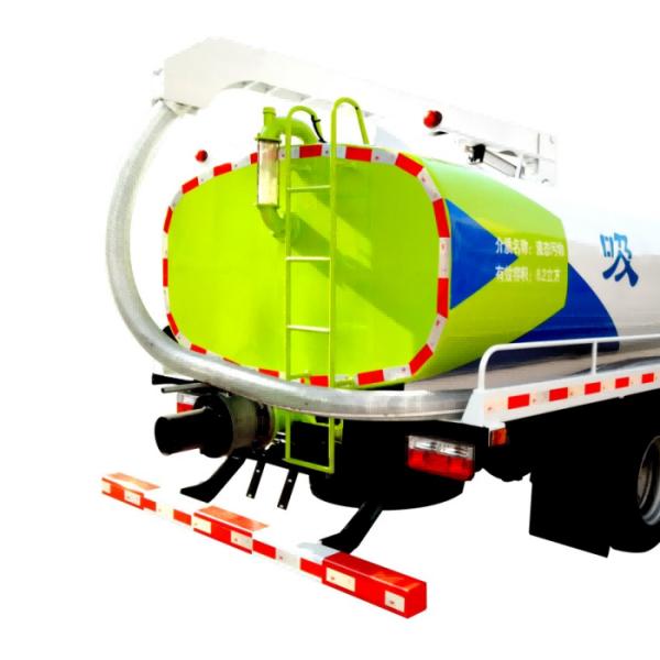 8.2m3 8200L 12tons Sewage Vacuum Pump Truck With EQ1125SJ8CDC Chassis