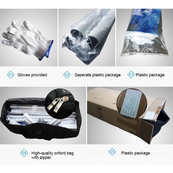 Folding Trade Show Booth Displays , Conference Exhibit Displays 3X3 No Plastic
