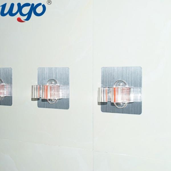 Self Adhesive Cleaning Products Holder Washable And Reusable Damage Free Wall Mount Grippers