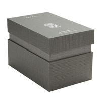 Preto de empacotamento Matte Gift Box For Shoes da caixa do fato do ombro