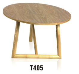 America style mid century round solid wood coffee table furniture