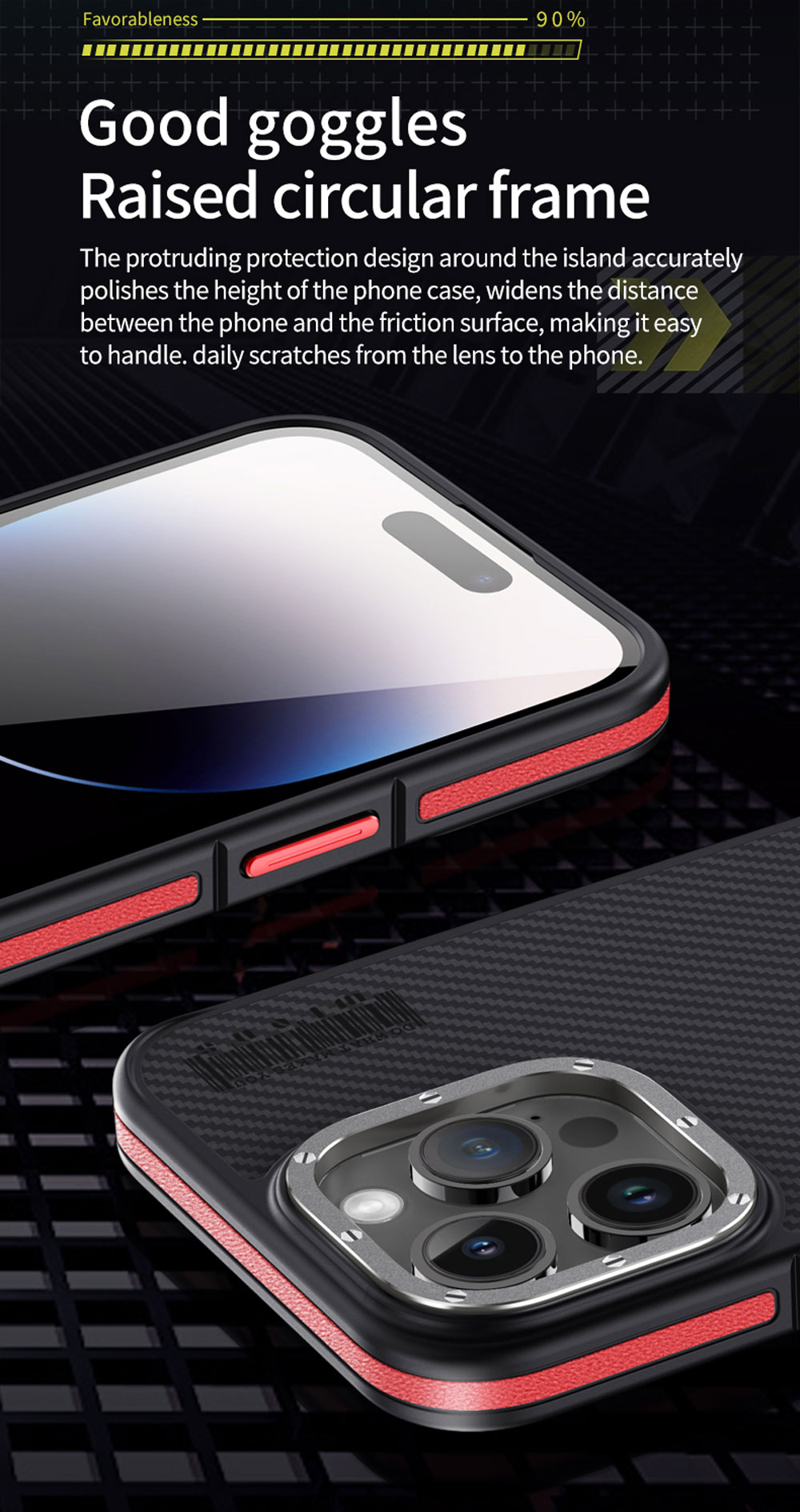 For Aramid Fiber TPU TPE Phone Case for 15/14/13/12 Pro Max Frosted Matte Back Magnetic Luxury Design Custom Logo