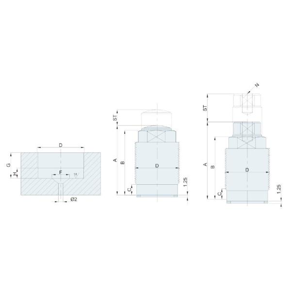 Single Acting Hollow Plunger Hydraulic Cylinders Customized Installation Size
