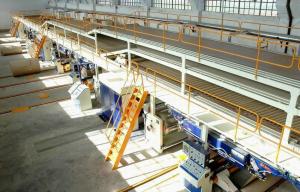 Machine ondulée de fabrication de cartons de 5 plis automatique