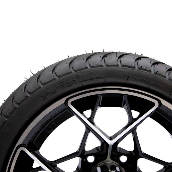 Shu-Ran Golf Cart Wheels And 225/30-14 Tyres 13 Kg DOT Approved