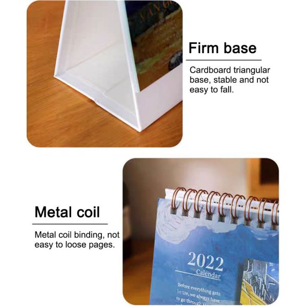 Personalised Stand Up Daily 2022 Desktop Calendar Planner Oem For Office Home
