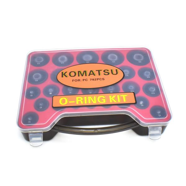 782pcs Excavator Komatsu O Ring Kit For PC Model O Ring Box NBR Rubber Seal Mechanical Seal Ring