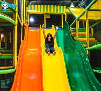 China Safety Certified Children'S Indoor Playground Macaron Theme Play Center