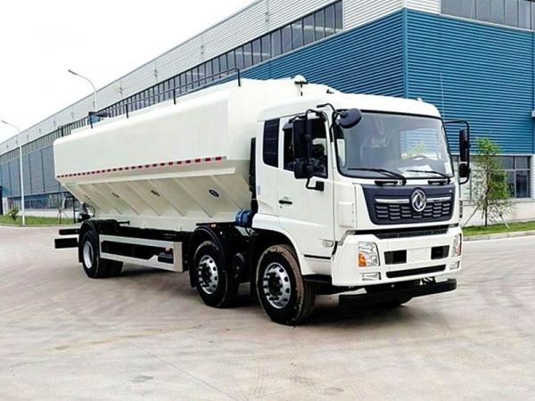 DONGFENG 25 Cbm Bulk Feed Transport Truck , Bulk Grain Delivery Truck Euro 5