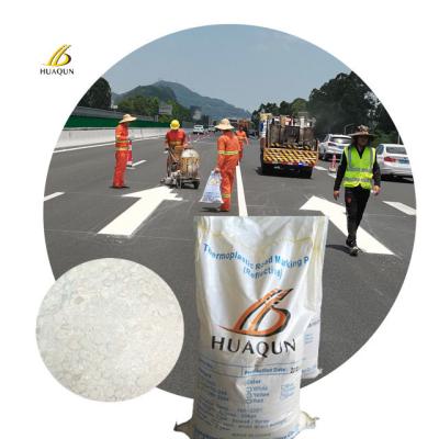 Marquage routier de la ville à forte adhérence réfléchissante Peinture routière thermoplastique Longue durée de vie Séchage rapide