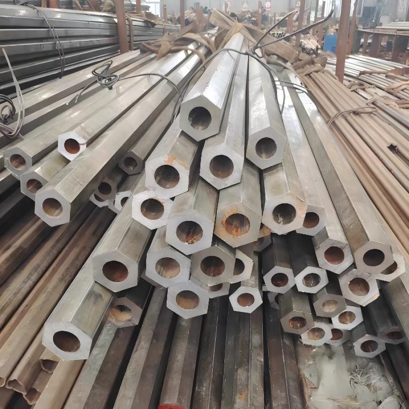 Carbon Steel Hexagonal Tube Custom Size Hollow Hexagonal Steel Tube For Mechanical Engineering