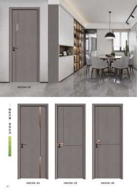 Waterproofing Wood Plastic Composite Door With Customizable Handle Position